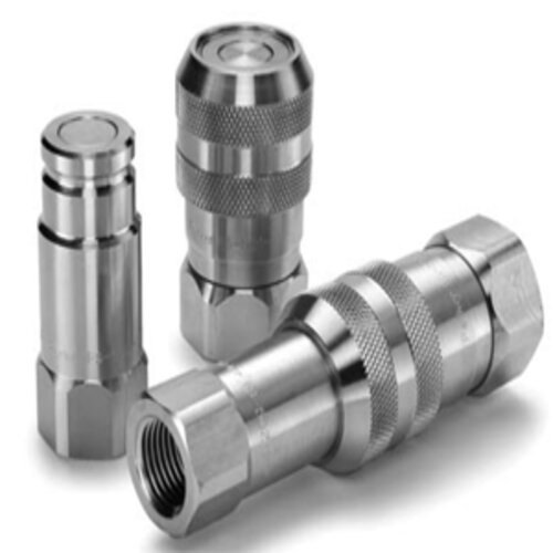 Parker FS Series Non-Spill Flush Face Hydraulic Quick Release Coupling Push-To-Connect