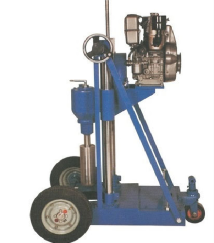 Semi-Automatic Mild Steel Pavement Core Drilling Machine, 1, Engine Operated