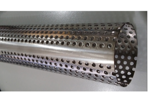 SS316 Perforated Stainless Steel Tubes, Size: 1-2