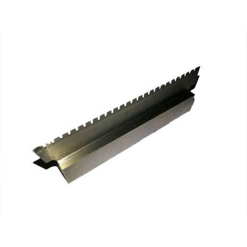 Silver Rectangular Steel Perforation Cutting Blade, For Industrial, Available Sizes: 5mm