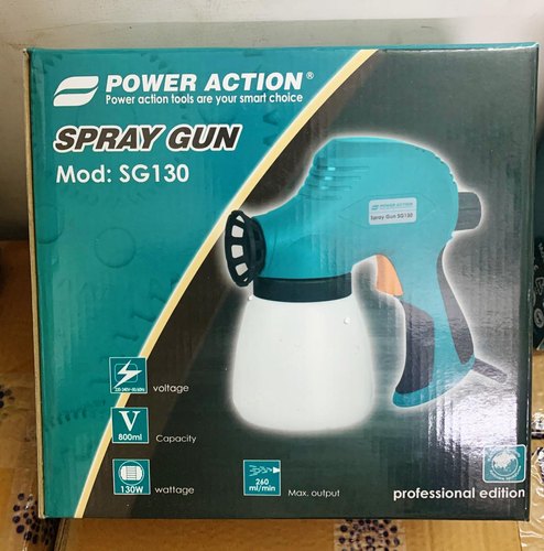 Power Action Plastic Spray Gun, Nozzle Size: 0.8 mm, Model Name/Number: SG130