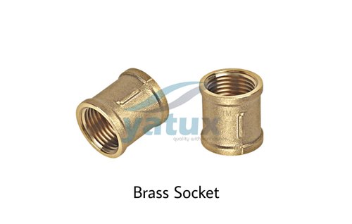 Yatux Golden Brass Socket, For Hardware Fitting, Size Diameter: 30MM