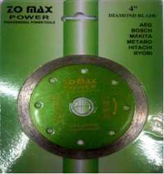 ZOMAX Marble Cutting Blade 4 Inch Segment Cut