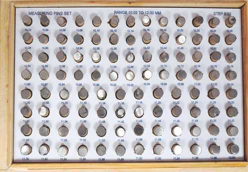 0.50 ~25mm Measuring Pins & Pin Gauge Set, 2 Micron