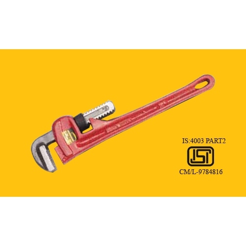 Ludhra Cast Iron Pipe Wrench Heavy Duty Rigid Type, For Used For Gripping The Pipes, Model Name/Number: L-020