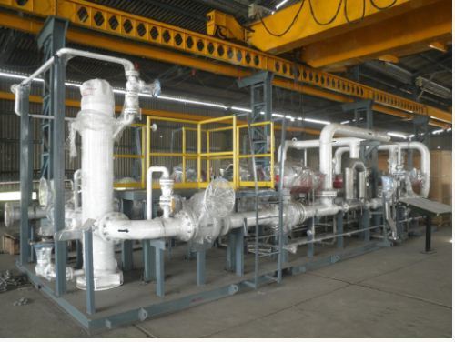 Proceq Mild Steel Piping Skid