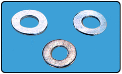 Round Metal Coated Plain Washer, For Hardware Fitting, Size: 3 Inch