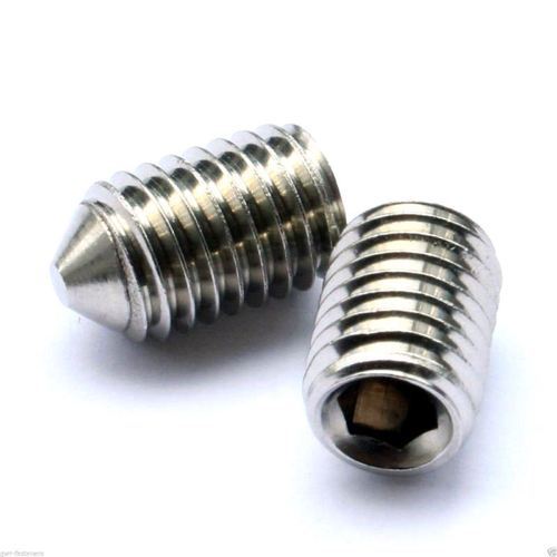 10 Mm Stainless Steel Plane Cup Point Grub Screw