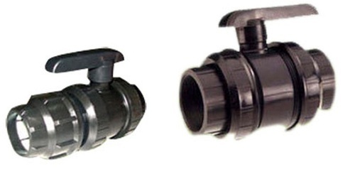 GK Black Plastic Union Ball Valve