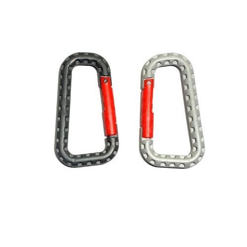 Multicolor Carabiner - Plastic, For Add-on For Bags, Packaging Type: Packet