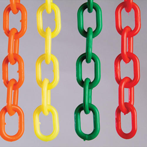 Red And White, Yellow And White ABS Plastic Chain