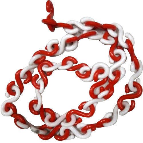 SProtection Red & White Plastic Chain for Cone
