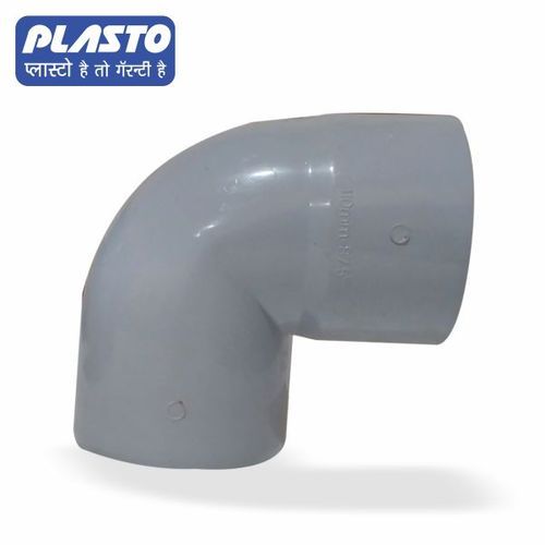 Plasto Plastic Pipe Elbow, Size: 0.5 inch