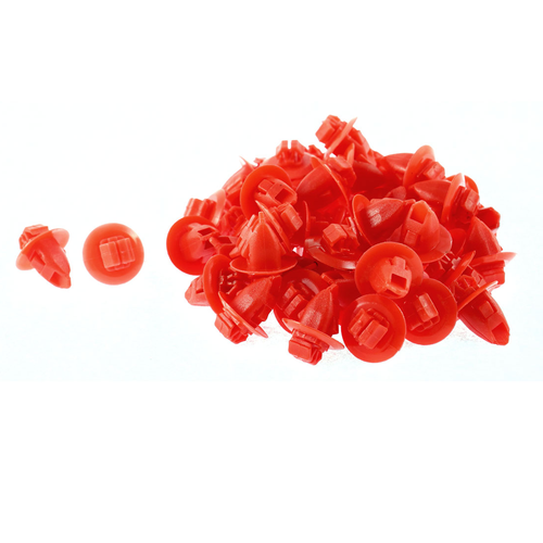 Red Plastic Rivet