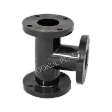 GOKUL Plastic Tee Flangend, Size: 2 inch, for DRIP FITTING