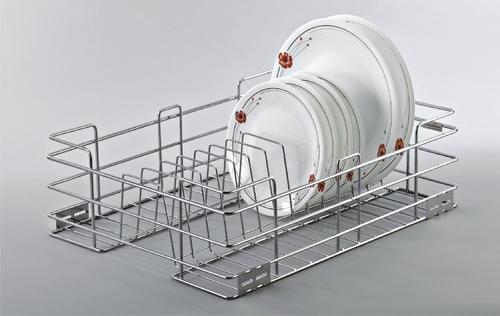 Slimline Plate Annealed Stainless Steel Basket, Capacity: 25 kg