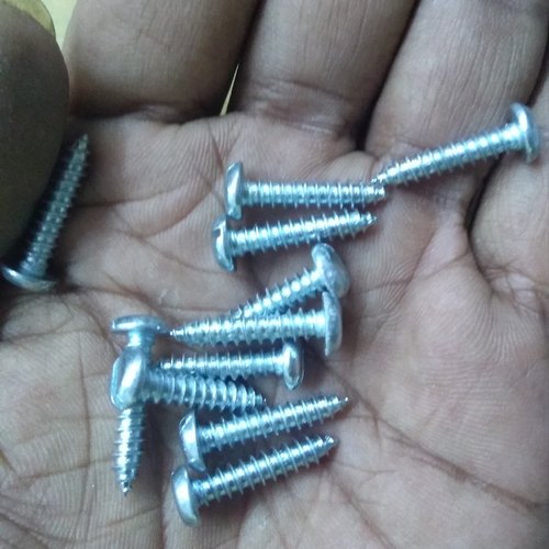 Mild Steel Full Thread Plated Screws, For Construction, Size: 2 Inch