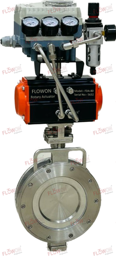 Pneumatic Actuated Butterfly Valve