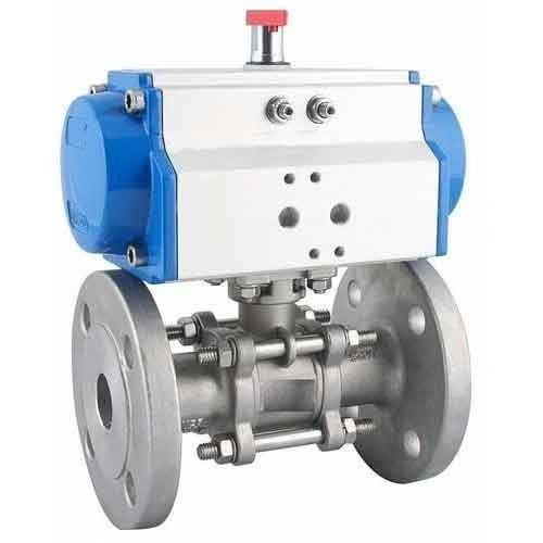 Aluminium Medium Pressure Pneumatic Actuator with Ball Valve for Industrial