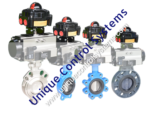 Pneumatic Actuator Butterfly Valve