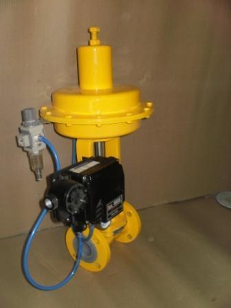 Yellow PTFE Lined Pneumatic Actuator Operated Diaphragm Valve, For Industrial