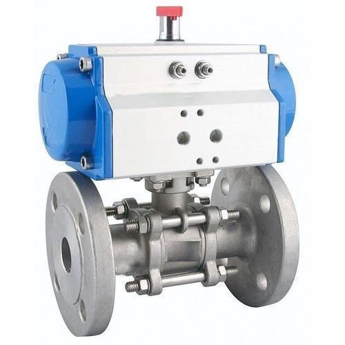 SS Water Techno Pneumatic Actuator Operated Ball Valve, Model Name/Number: Dn-15 Bv3-se