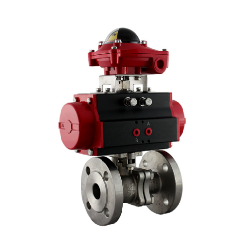 Pneumatic Actuator Operated Ball Valve, 230 V AC