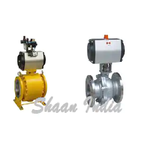 Shaan Stainless Steel Pneumatic Ball Valve, Size: 15 to 400 mm