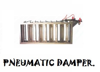 Galvanized Steel (GI) Pneumatic Damper, For Volume Control, Shape: Rectangular