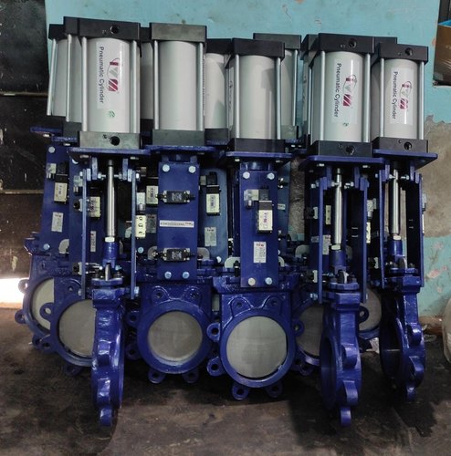 Mss Sp81 Pneumatic Knife Gate Valve, For Slurry, Size: 50mm To 800mm