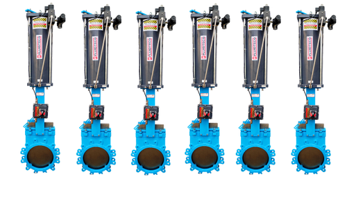 Pneumatic Knife Gate Valve, Size: 2 Inch To 24 Inch