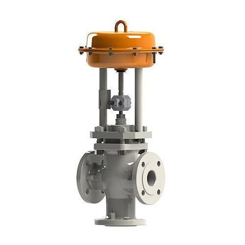 Pneumatic Operated SS Ball Valve, Material Grade: SS304