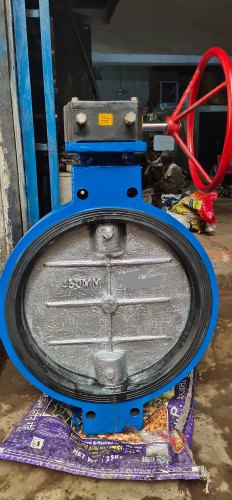 Pneumatic Ptfe sleeve butterfly valve