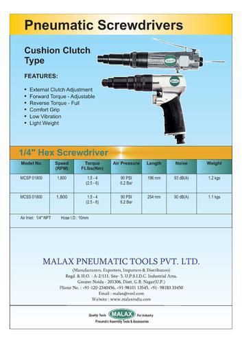 Pneumatic Screw Driver