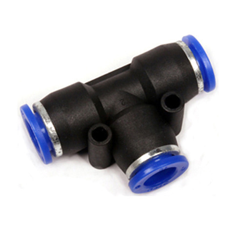 Plastic Pneumatic Tee, Size: 8 mm