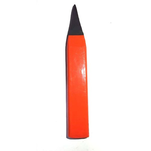 Raghuvir Carbon Steel Moil Point Chisel(Flat), For Agriculture, 8 Inch