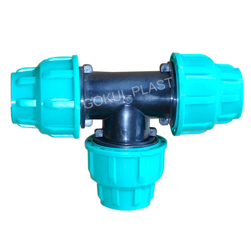 Gokul Poly Fitting Ring Tee, Ring Lock Tee Drip, Size: 3 inch, for Structure Pipe