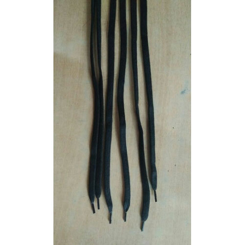 Black Polyester Flat Rope