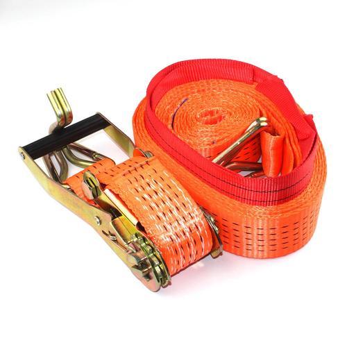 Orange Polyester Ratchet Lashing, For Shipping