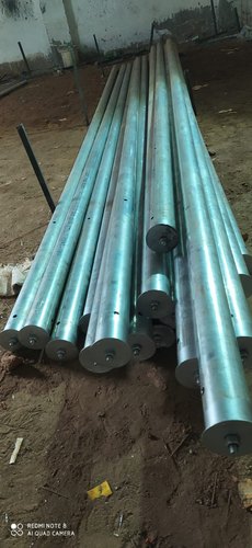 G.i Polygonal and Round Mild Steel Pole, For Construction