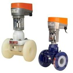 Polypropylene Diaphragm Valves Actuated