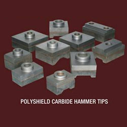 Polyshield Carbide Hammer Tips, for Sugar Industry
