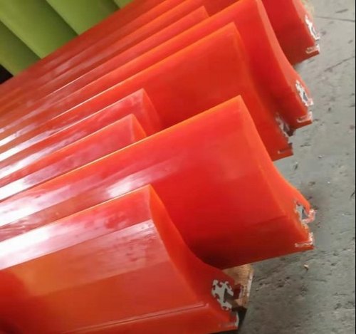 Red Polyurethane Scraper Blade, For Industrial