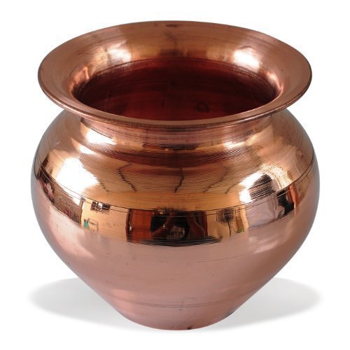 Copper Pooja Lota, For Home, Size: 4.36 Inches Dia