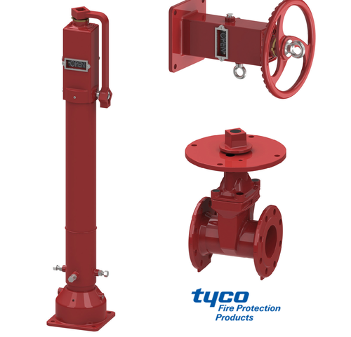 Dutile iron TYCO Post Indicator Gate Valve UL Listed / FM Approved, Flanged, for Water