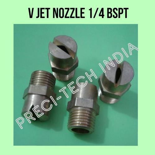 1/4 inch V Jet Nozzles, For Industrial, Pipe Size: 1/4 BSPT