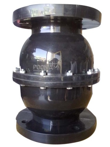 Black PVC Plastic Non Return Valve