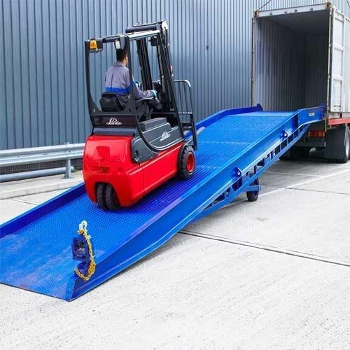 Blue Container Loading Ramps