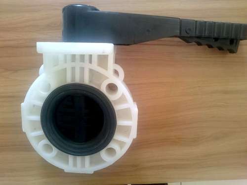 Flanged End Class 150 PP Butterfly Valve, Port Size: 2-12