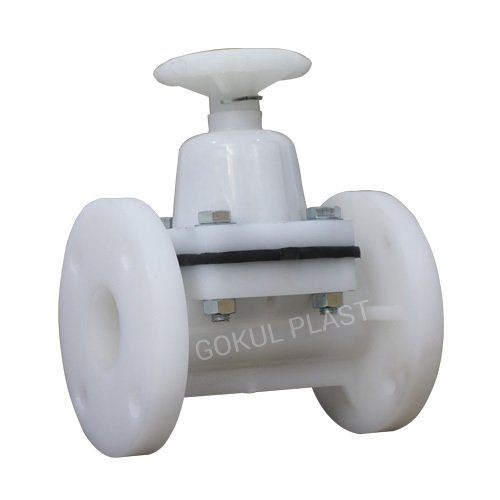 Gokul PP Flange End Diaphragm Valve, Size: 15mm To 150mm